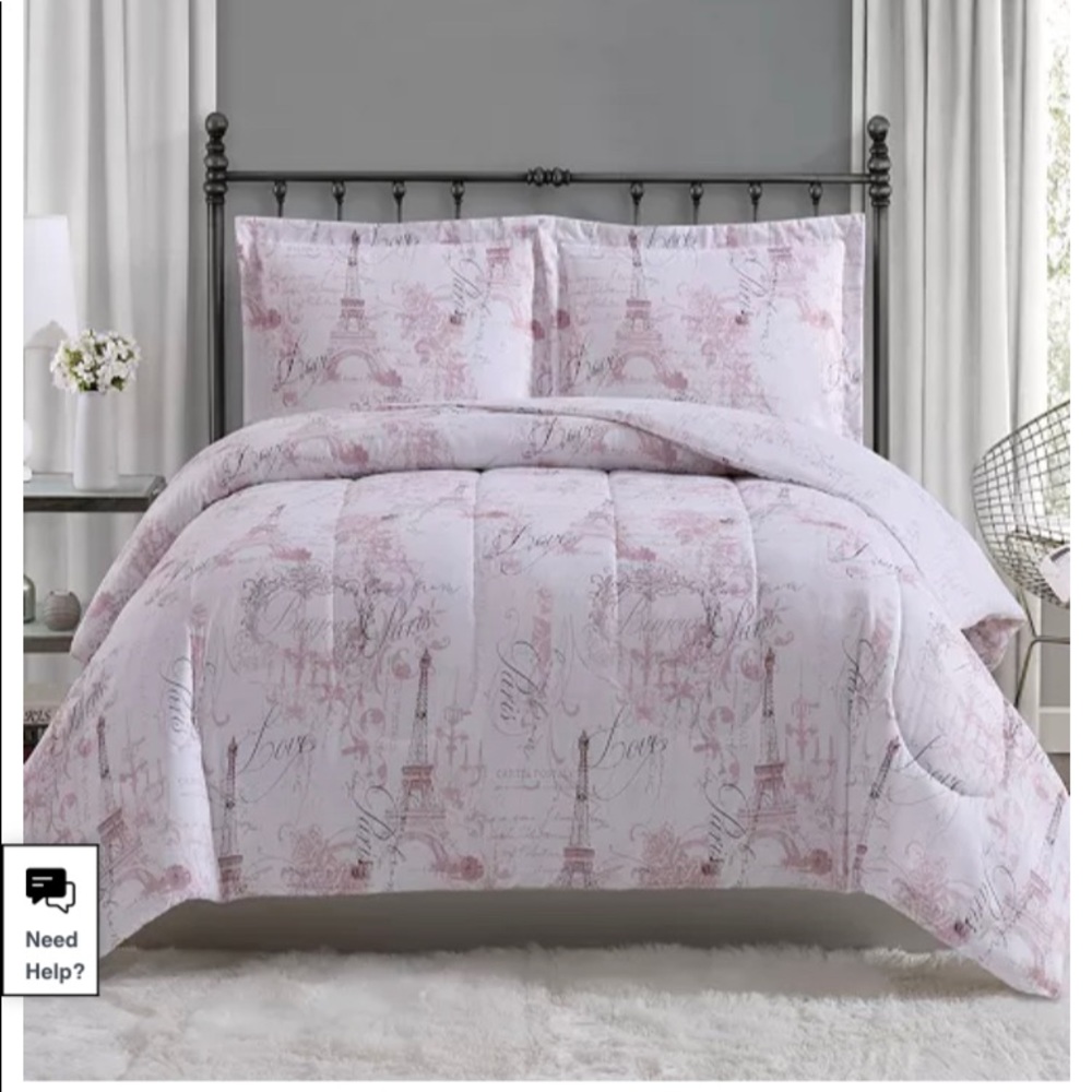 Paris 3-Pc. Full/Queen Comforter Mini Set, Created for Macy's#CM456